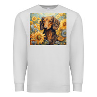 Dove Grey dachshund Premium Sweatshirt - Unal Design