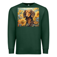 Sports Green dachshund Premium Sweatshirt - Unal Design
