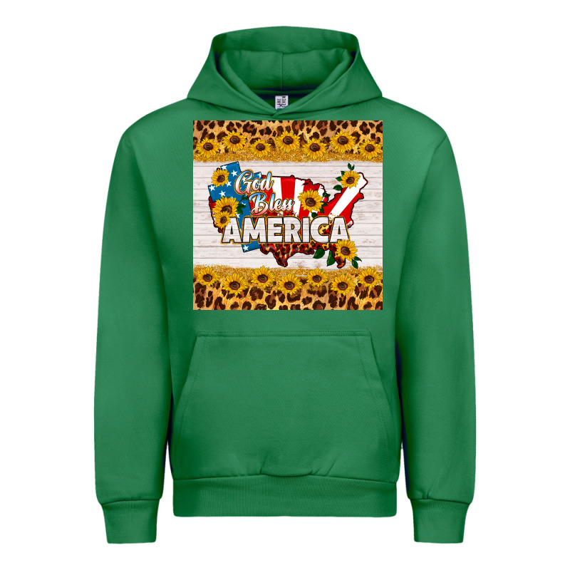 God Bless America Square Coaster Urban Hoodie by HRA Design Shop | Teevron