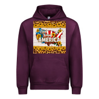 Mauve Wine god bless america square coaster Urban Hoodie - HRA Design Shop