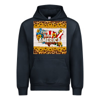 Navy god bless america square coaster Urban Hoodie - HRA Design Shop