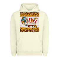Pigment Pistachio god bless america square coaster Urban Hoodie - HRA Design Shop