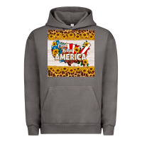 Pigment Tornado god bless america square coaster Urban Hoodie - HRA Design Shop