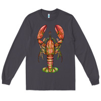 Smoke lobster Long Sleeve Tee - BarkalooDesign