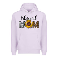 Lilac blessed mom Premium Hoodie - CowhideDigitalArt