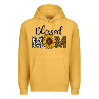 Mustard blessed mom Premium Hoodie - CowhideDigitalArt