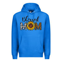 True Royal blessed mom Premium Hoodie - CowhideDigitalArt