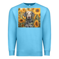 Ocean Blue dalmatian Premium Sweatshirt - Unal Design