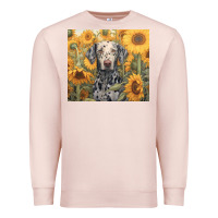 Pale Pink dalmatian Premium Sweatshirt - Unal Design