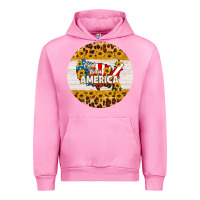 Fuchsia Pink god bless america round coaster Urban Hoodie - HRA Design Shop