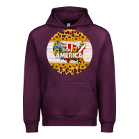 Mauve Wine god bless america round coaster Urban Hoodie - HRA Design Shop