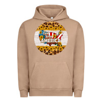 Pigment Burro god bless america round coaster Urban Hoodie - HRA Design Shop
