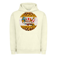 Pigment Pistachio god bless america round coaster Urban Hoodie - HRA Design Shop