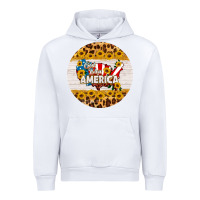 White god bless america round coaster Urban Hoodie - HRA Design Shop