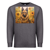 Charcoal Heather german shepherd Premium Sweatshirt - Unal Design