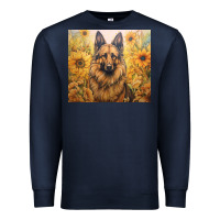 Navy german shepherd Premium Sweatshirt - Unal Design