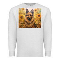 Oatmeal Heather german shepherd Premium Sweatshirt - Unal Design