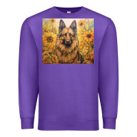 Purple german shepherd Premium Sweatshirt - Unal Design