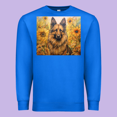 German Shepherd Premium Sweatshirt Designed By Unal Design