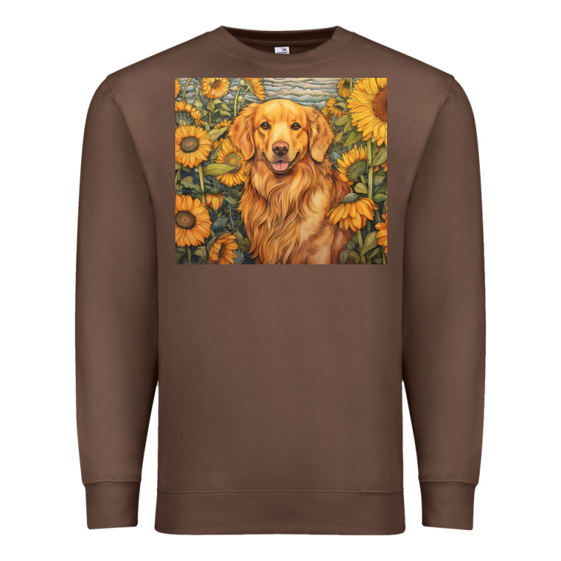 Golden Retriever Premium Sweatshirt by Unal Design | Teevron