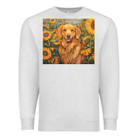 Oatmeal Heather golden retriever Premium Sweatshirt - Unal Design
