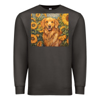 Smoke golden retriever Premium Sweatshirt - Unal Design