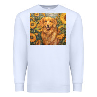 White golden retriever Premium Sweatshirt - Unal Design