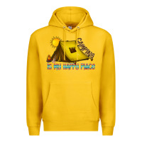 Lemon camping is my happy place Premium Hoodie - CowhideDigitalArt