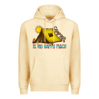 Pina Colada camping is my happy place Premium Hoodie - CowhideDigitalArt