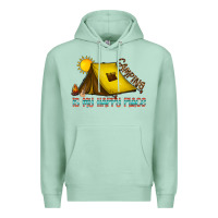 Seafoam camping is my happy place Premium Hoodie - CowhideDigitalArt