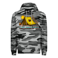 Slate Camo camping is my happy place Premium Hoodie - CowhideDigitalArt
