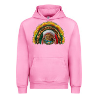 Fuchsia Pink mexico sunflower rainbow Urban Hoodie - HRA Design Shop