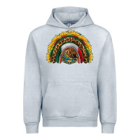Heather Grey mexico sunflower rainbow Urban Hoodie - HRA Design Shop