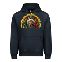 Navy mexico sunflower rainbow Urban Hoodie - HRA Design Shop
