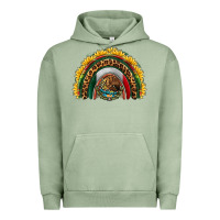 Pigment Oil Green mexico sunflower rainbow Urban Hoodie - HRA Design Shop