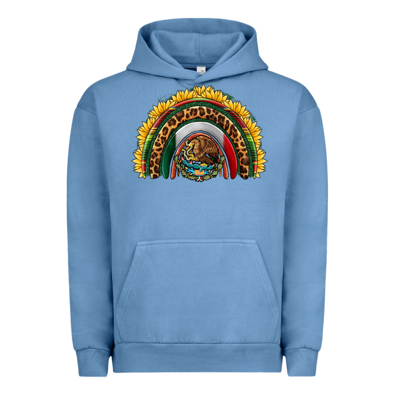 Mexico Sunflower Rainbow Urban Hoodie by HRA Design Shop | Teevron