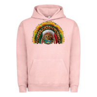 Pigment Salmon mexico sunflower rainbow Urban Hoodie - HRA Design Shop