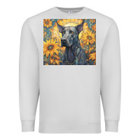 Dove Grey great dane Premium Sweatshirt - Unal Design