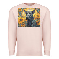 Pale Pink great dane Premium Sweatshirt - Unal Design