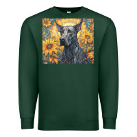 Sports Green great dane Premium Sweatshirt - Unal Design