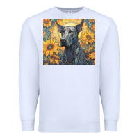 White great dane Premium Sweatshirt - Unal Design