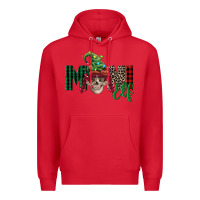 Red girl mini elf skull Premium Hoodie - FaDigitalArtStudio