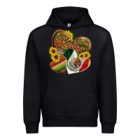 Black mexico heart and sunflower Urban Hoodie - HRA Design Shop