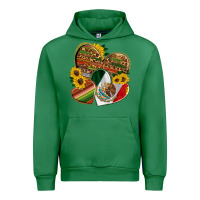Emerald mexico heart and sunflower Urban Hoodie - HRA Design Shop
