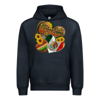 Navy mexico heart and sunflower Urban Hoodie - HRA Design Shop