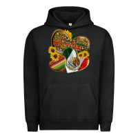 Pigment Black mexico heart and sunflower Urban Hoodie - HRA Design Shop