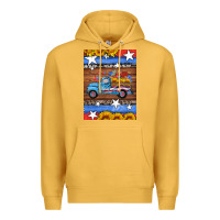 Mustard american truck air freshener Premium Hoodie - HRA Design Shop