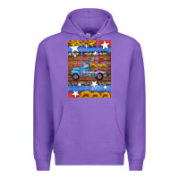 Purple american truck air freshener Premium Hoodie - HRA Design Shop