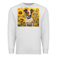 Oatmeal Heather jack russel terrier Premium Sweatshirt - Unal Design