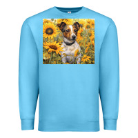 Ocean Blue jack russel terrier Premium Sweatshirt - Unal Design